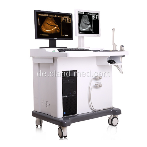 Medizinische 3D-Trolley-Ultraschallmaschine mit Workstation